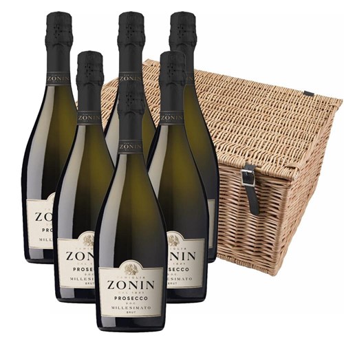 Zonin Prosecco Brut Millesimato DOC Case of 6 Hamper